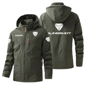 Slingshot Windbreaker Jacket Hooded, Warm Lining Waterproof Outdoor Running Jacket For Men, Custom Name HIHI260225Y17WO88SLS