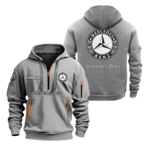 Mercedes-Benz Half Zip Hoodie, Sports Hooded Multi-Pockets, Custom Name TN070325Y25QZ2HCT1MEB