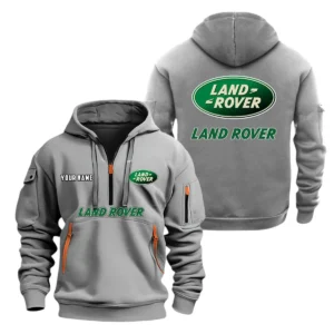 Land Rover Half Zip Hoodie, Sports Hooded Multi-Pockets, Custom Name TN070325Y25QZ2HCT1LAR
