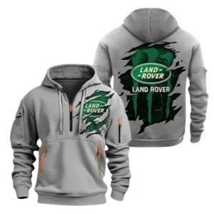 Land Rover Half Zip Hoodie, Sports Hooded Multi-Pockets TN070325Y25QZ2HCT3LAR