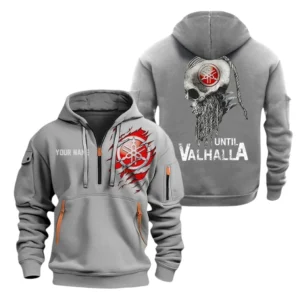 Yamaha Half Zip Hoodie, Sports Hooded Multi-Pockets, Custom Name TN100325Y25QZ2HCT2YMH