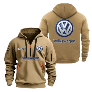 Volkswagen Half Zip Hoodie, Sport Hooded Multi-Pocket, Custom Name TN100325Y25QZ2HCTR1VOL