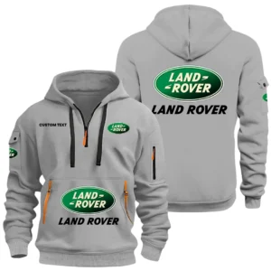 Land Rover Half Zip Hoodie, Sports Hooded Multi-Pockets, Custom Name HIDI040325Y25QZ2HLAR