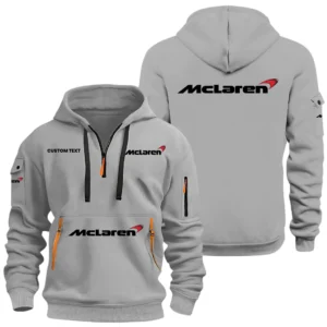 McLaren Half Zip Hoodie, Sports Hooded Multi-Pockets, Custom Name HIDI040325Y25QZ2HMCL