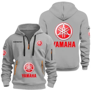 Yamaha Half Zip Hoodie, Sports Hooded Multi-Pockets, Custom Name HIDI040325Y25QZ2HYMH