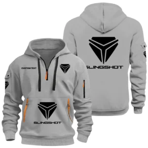 Slingshot Half Zip Hoodie, Sports Hooded Multi-Pockets, Custom Name HIDI050325Y25QZ2HSLS