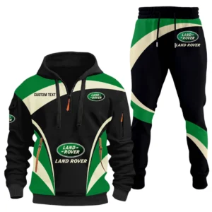 Land Rover Half Zip Hoodie x Long Pants Set All-over Print, Custom Name HIDI130325Y26QZ3HLAR