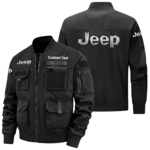 Jeep Exclusive Logo Jacket x Baseball Collar Style Multiple Pockets Men’s Hiking Outdoor Jacket Custom Name HIHI150325Y40JCXJEE
