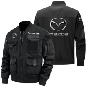 Mazda Exclusive Logo Jacket x Baseball Collar Style Multiple Pockets Men’s Hiking Outdoor Jacket Custom Name HIHI160325Y40JCXMAZ