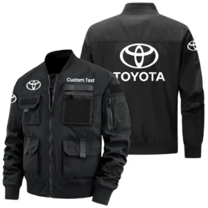 Toyota Exclusive Logo Jacket x Baseball Collar Style Multiple Pockets Men’s Hiking Outdoor Jacket Custom Name HIHI160325Y40JCXTOY