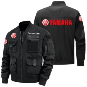 Yamaha Exclusive Logo Jacket x Baseball Collar Style Multiple Pockets Men’s Hiking Outdoor Jacket Custom Name HIHI160325Y40JCXYMH