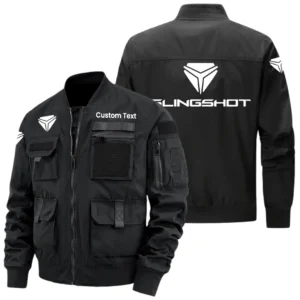 Slingshot Exclusive Logo Jacket x Baseball Collar Style Multiple Pockets Men’s Hiking Outdoor Jacket Custom Name HIHI170325Y40JCXSLS