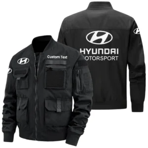 Hyundai Motorsport Racing Exclusive Logo Jacket x Baseball Collar Style Multiple Pockets Men’s Hiking Outdoor Jacket Custom Name HIHI180325Y40JCXHYM