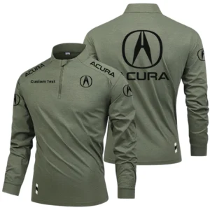 Acura Limited 2025 Long Sleeve Shirt, Stand Collar Quarter Zip-up HIDI250325Y49LMT05ACU
