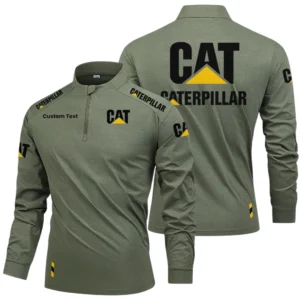 Caterpillar Limited 2025 Long Sleeve Shirt, Stand Collar Quarter Zip-up HIDI260325Y49LMT05CAT