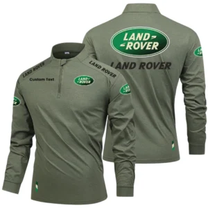 Land Rover Limited 2025 Long Sleeve Shirt, Stand Collar Quarter Zip-up HIDI260325Y49LMT05LAR