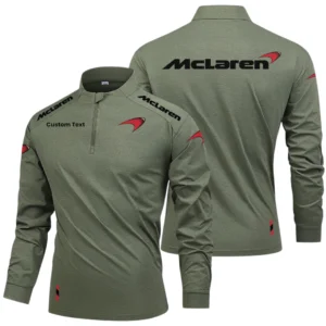 McLaren Limited 2025 Long Sleeve Shirt, Stand Collar Quarter Zip-up HIDI260325Y49LMT05MCL