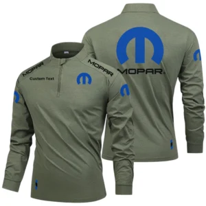 Mopar Limited 2025 Long Sleeve Shirt, Stand Collar Quarter Zip-up HIDI260325Y49LMT05MOP