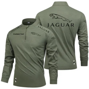 Jaguar Limited 2025 Long Sleeve Shirt, Stand Collar Quarter Zip-up HIDI270325Y49LMT05JAG
