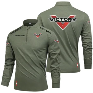 Victory Motorcycles Limited 2025 Long Sleeve Shirt, Stand Collar Quarter Zip-up HIDI280325Y49LMT05VIM