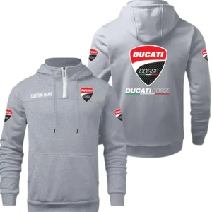 Ducati Corse Quarter Zip Hoodie, Sports Hoodie Custom Name TN270325Y50HZ44CT1DMH