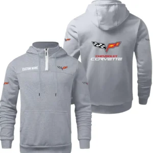 Chevrolet Corvette C6 Quarter Zip Hoodie, Sports Hoodie Custom Name TN270325Y50HZ44CT2COR