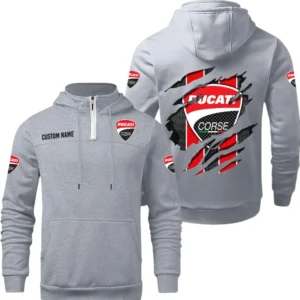 Ducati Corse Quarter Zip Hoodie, Sports Hoodie Custom Name TN270325Y50HZ44CT2DMH