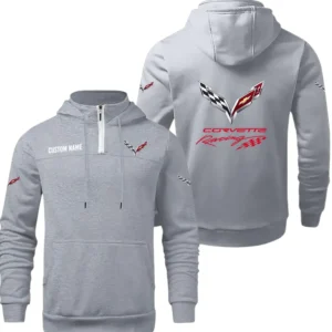 Chevrolet Corvette Quarter Zip Hoodie, Sports Hoodie Custom Name TN270325Y50HZ44CT3COR