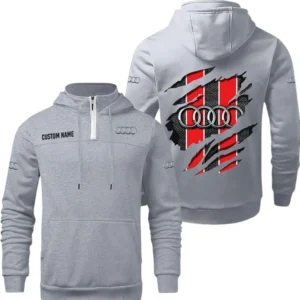 Audi Quattro Quarter Zip Hoodie, Sports Hoodie Custom Name TN270325Y50HZ44CT4AUD