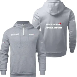 McLaren Automotive Quarter Zip Hoodie, Sports Hoodie Custom Name TN290325Y50HZ44CT1MCL