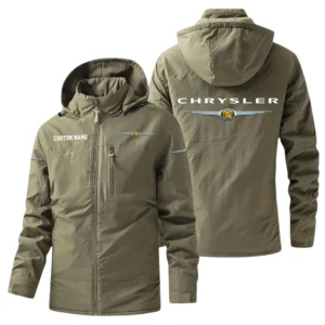 Chrysler Windbreaker Jacket Hooded, Warm Lining Waterproof Outdoor Running Jacket, Custom Name HIHI240225Y17WO88CHR