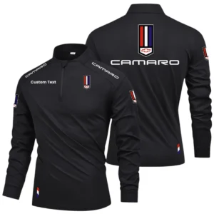 Chevrolet Camaro Limited 2025 Long Sleeve Shirt Stand Collar Quarter Zip Up HIDI260325Y49LMT05CHC