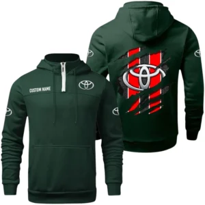 Toyota Exclusive Logo Quarter Zip Hoodie, Sports Hoodie Custom Name TN280325Y50HZ44CT2TOY