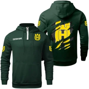 Husqvarna Exclusive Logo Quarter Zip Hoodie, Sports Hoodie Custom Name TN290325Y50HZ44CT2HUM
